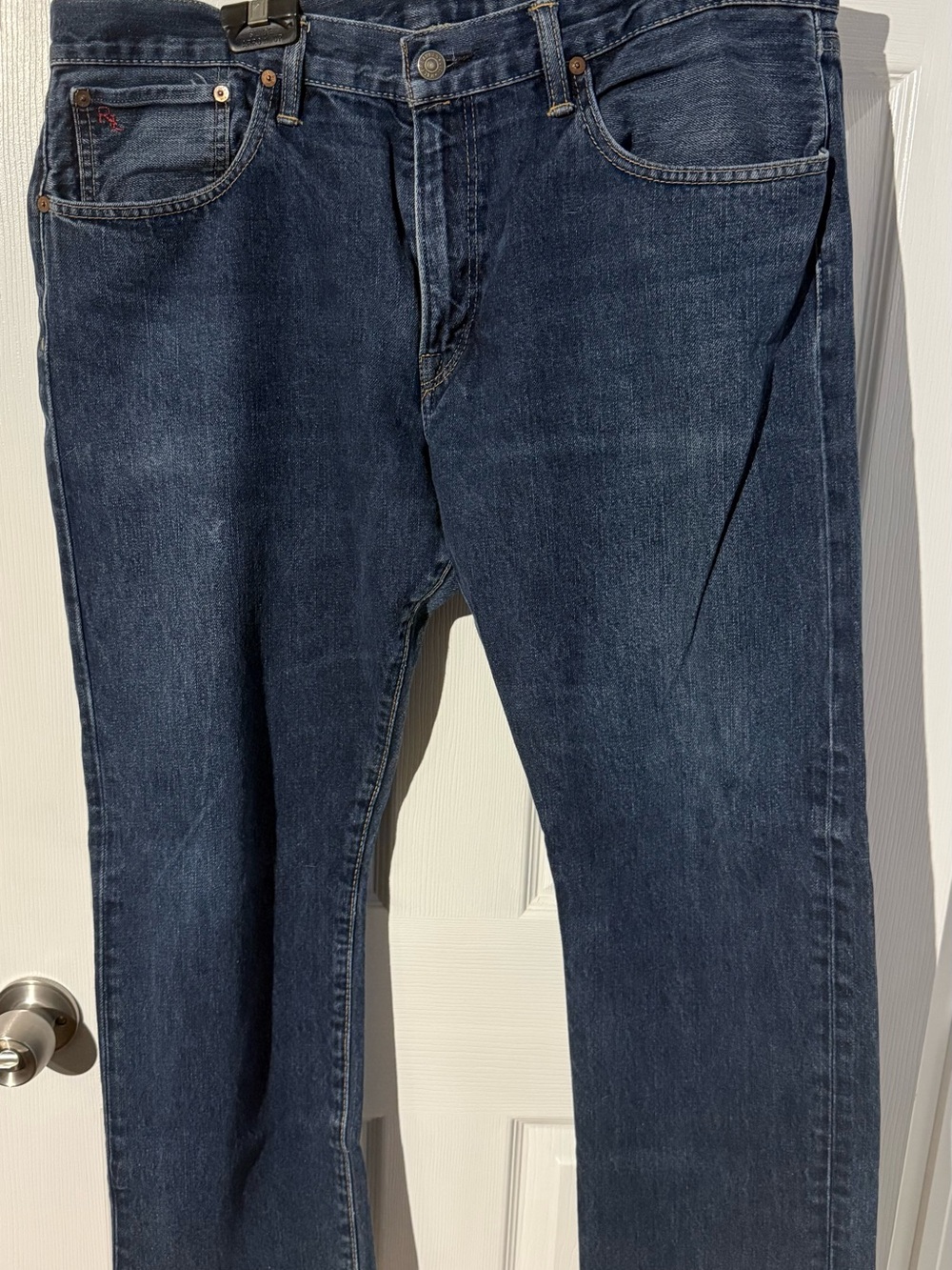 Polo by Ralph Lauren Men's Hampton Straight Dark Blue Denim Jeans